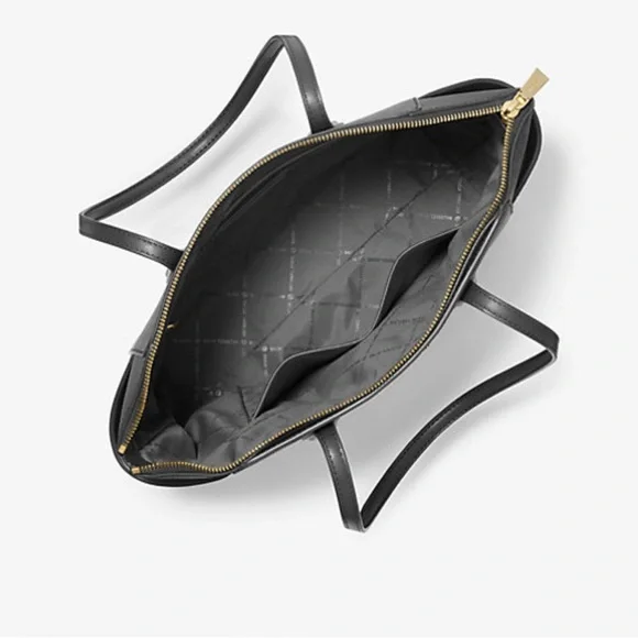 Michael Kors Green Tote with Gold Details